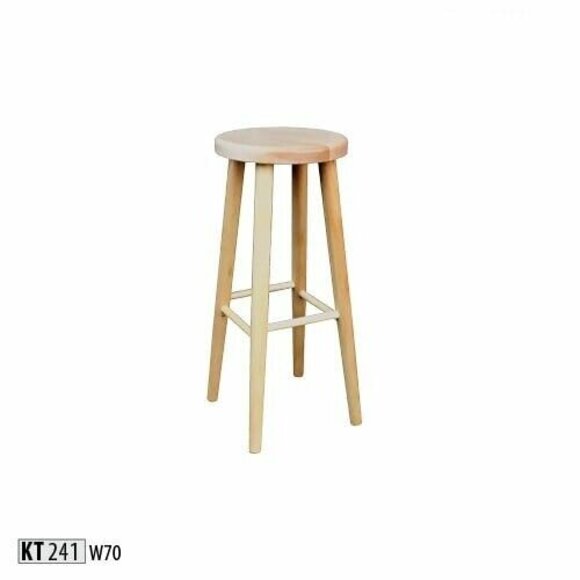 Barhocker Barstuhl Barmöbel Rund Sitzhocker Holzhocker Massivholz Hocker