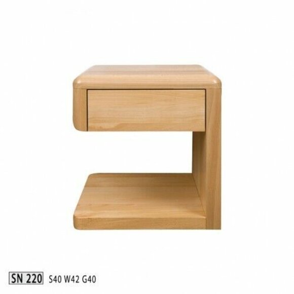 Massive Nachttisch Nachtschrank Kommode Handarbeit Holz Möbel Nachtschränkchen