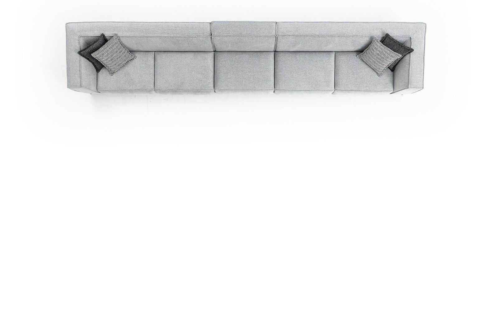 Italienische Möbel big Sofa Couch 8 Sitzer Italienische xxl Couchen Sofas Textil