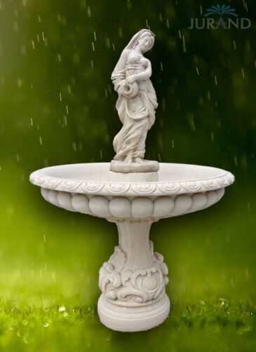 Springbrunnen Fontäne Zierbrunnen Garten Deko Brunnen Aracena 114 cm Steinguss