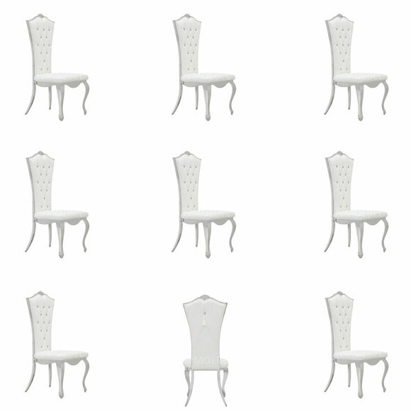 Chesterfield 8x Sessel Design Polster Stühle Klassische Textil Holz