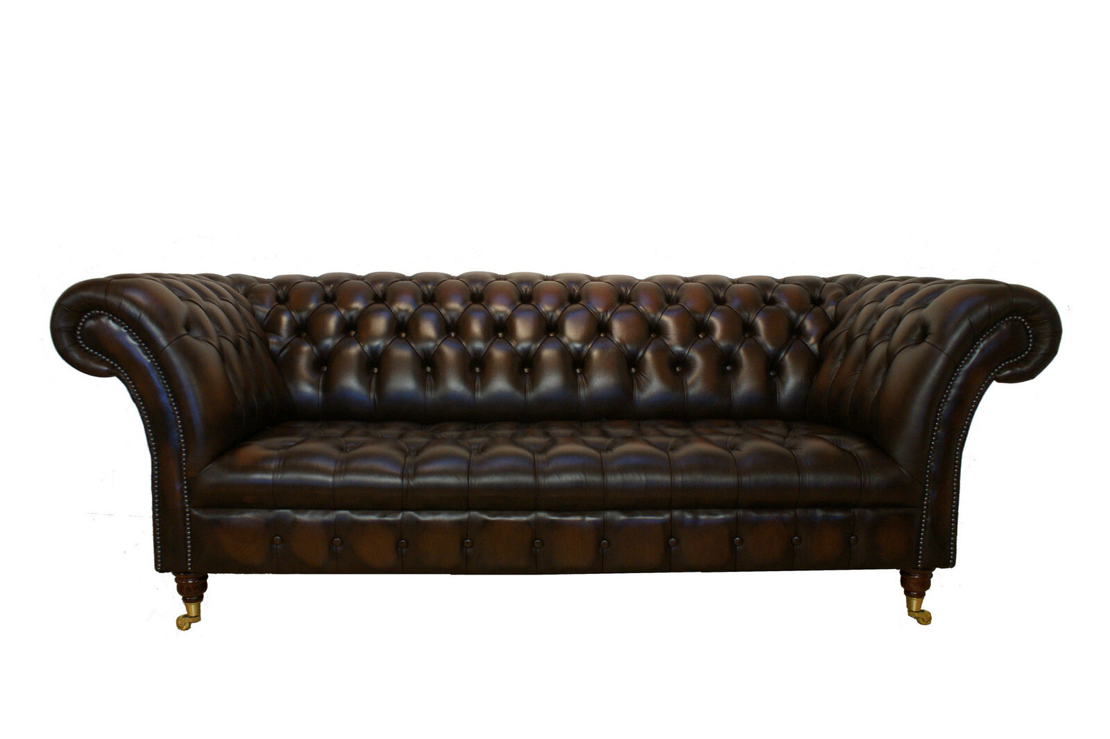 Chesterfield Design Luxus Polster Sofa Couch Sitz Garnitur Leder Textil Neu