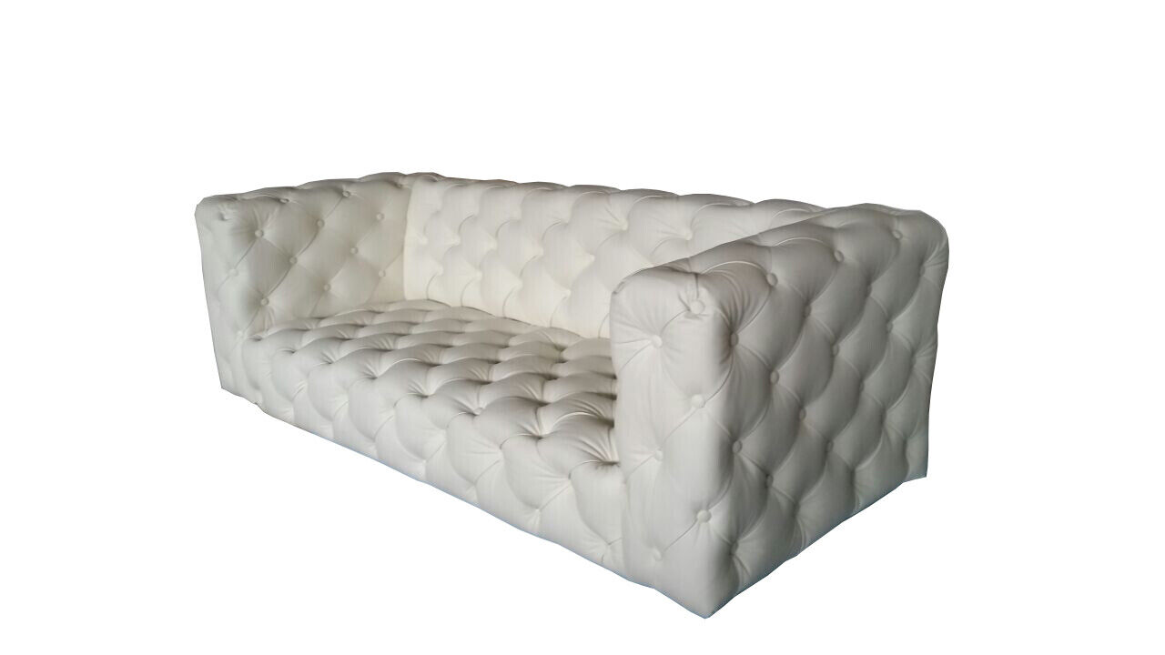 Chesterfield Sofa Polster Couch Ledersofa Designer Lounge Sofas Neu