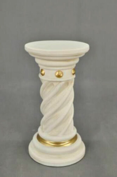 Medusa Säule Römische Säulen Marmor Skulptur Figur Deko Dekoration