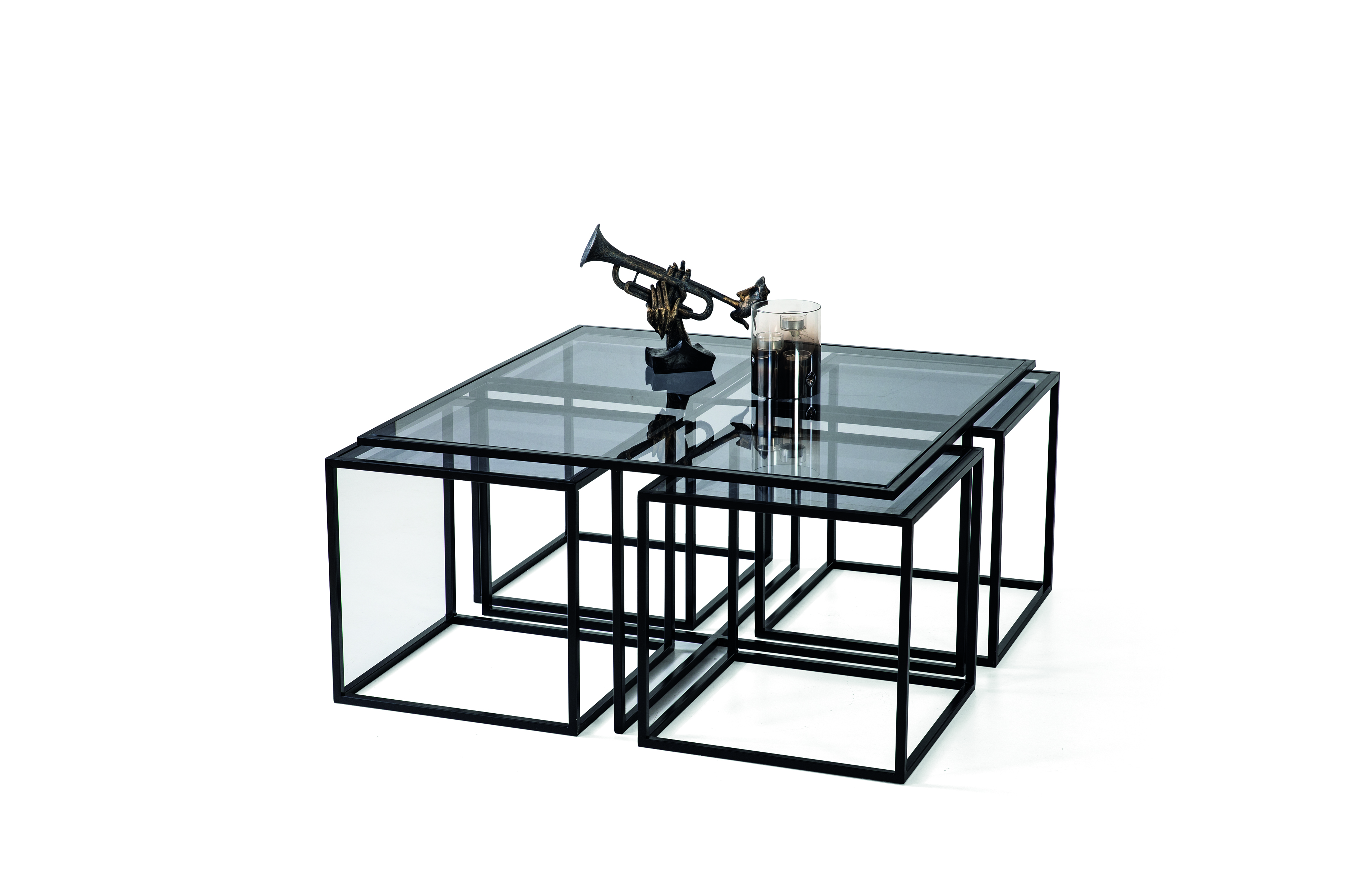 Kaffeetisch Couchtisch Designer Tisch Metall Wohnzimmertisch Tisch Neu