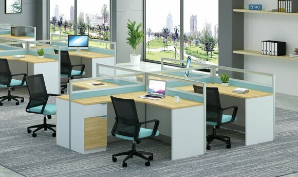 Bürotisch Schreibtisch Tisch Arbeitstisch Firma Möbel Counter call center möbel