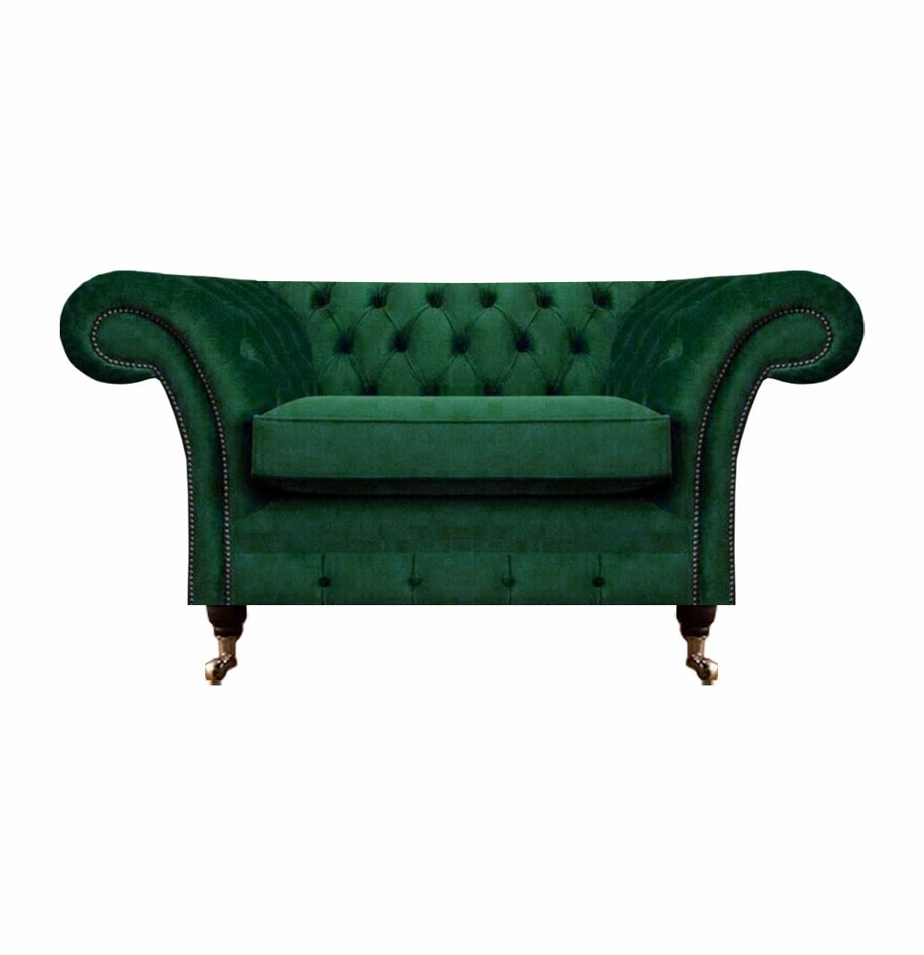 Sessel Polstermöbel Wohnzimmer Textil Chesterfield Polstersitz Einrichtung