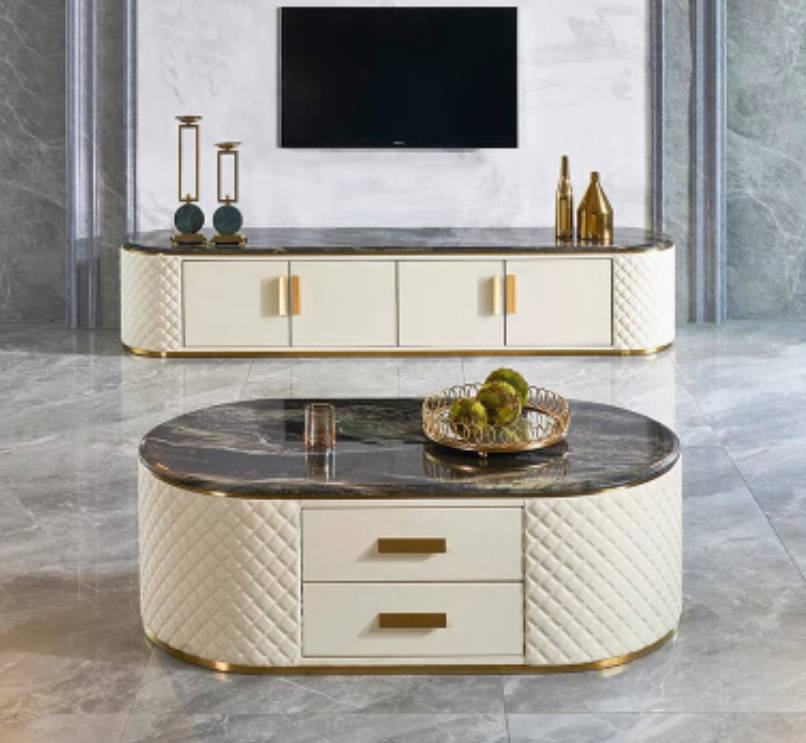 Couchtisch Wohnzimmer Design Möbel Tisch Luxus Beistelltisch Holz Modern1