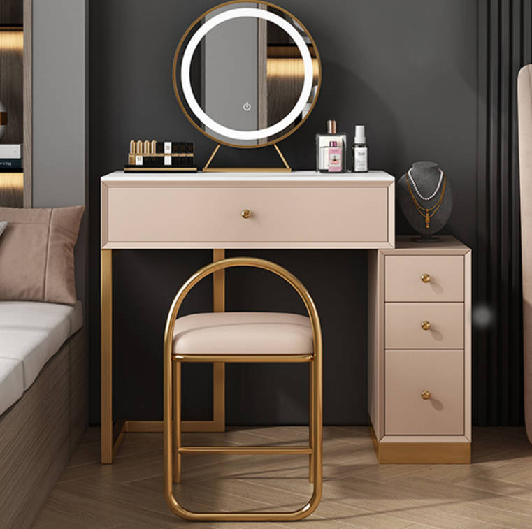 Designer Schmink Tisch Schlafzimmer Konsolen Tisch Spiegel Luxus Neu