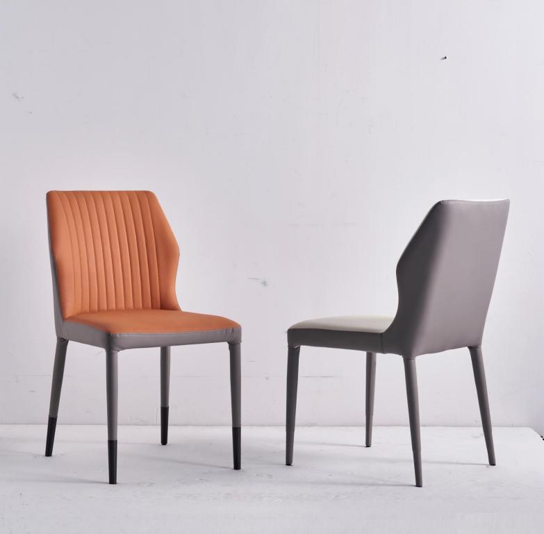 Brauner Lehnstuhn Esszimmerstühle Polsterstuhl Einsitzer Luxus Holzstühle