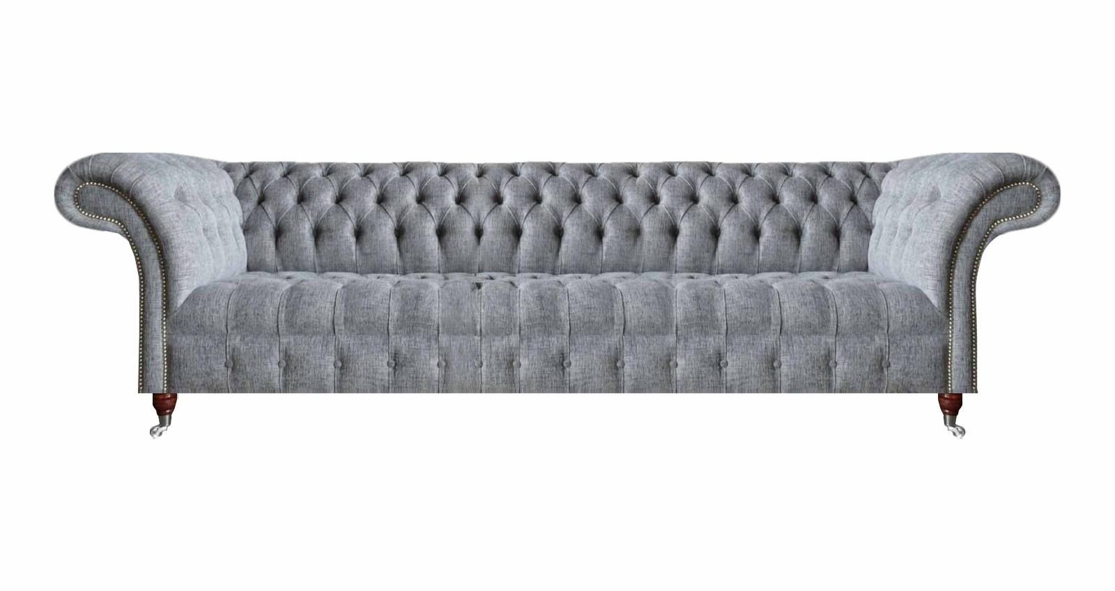 Chesterfield Modern Sofa Couch Viersitzer Wohnzimmer Design Möbel Polstersofa