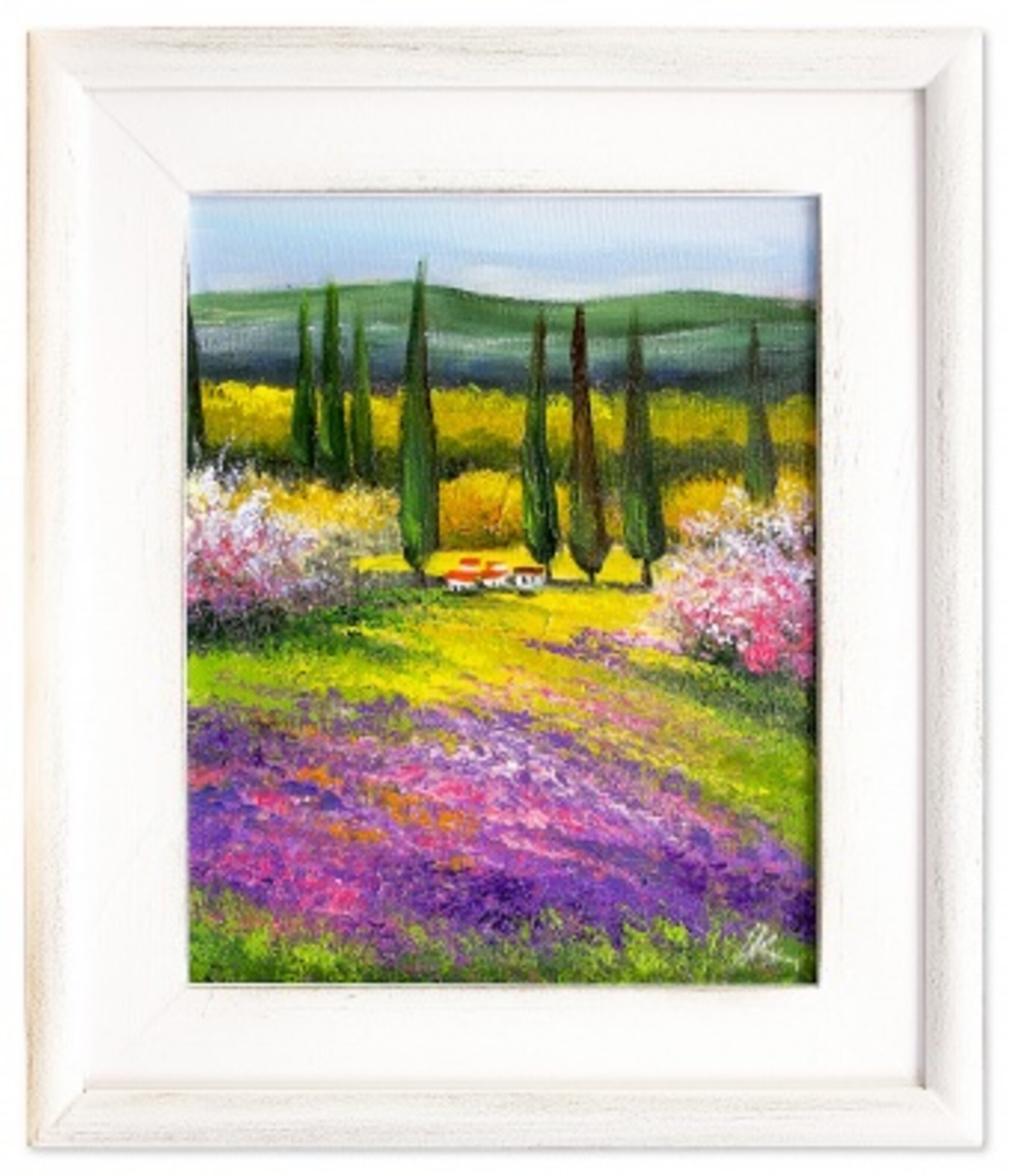 Frühlingslandschaft Handarbeit Ölbilder Gemälde Leinwand Ölbild G17923