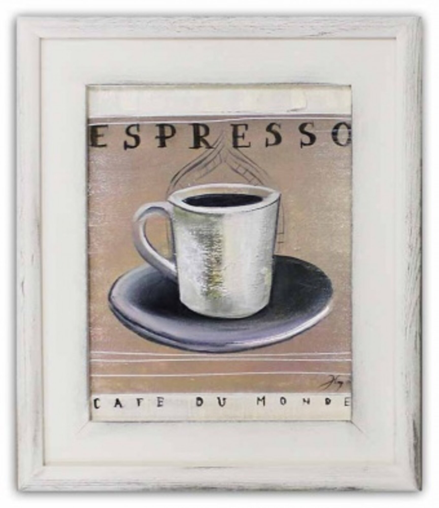 "Espresso" Handarbeit Ölbilder Gemälde Leinwand Ölbild Bild Bilder G95185