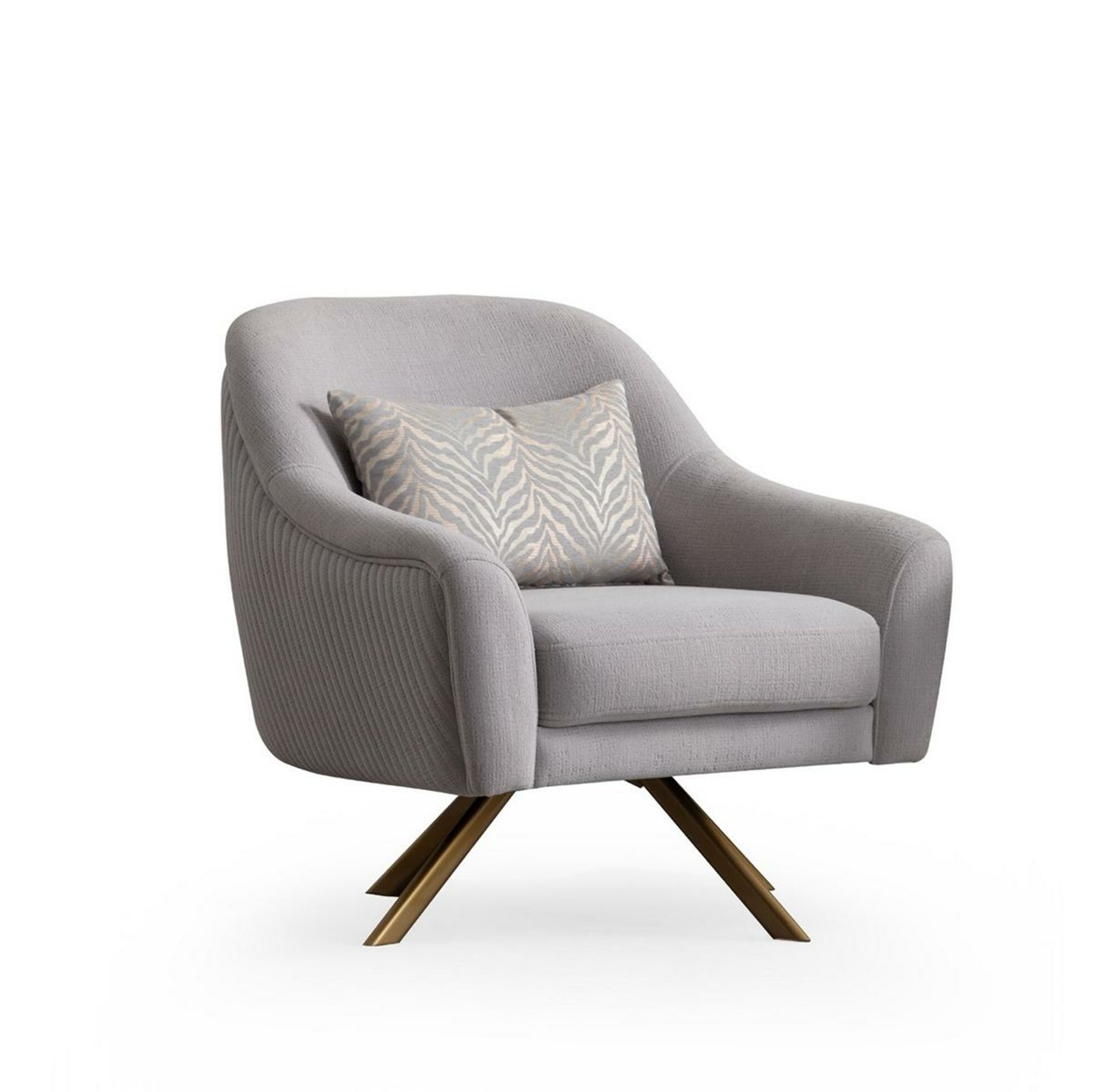 Sessel Sitz Modern Design Lehnsessel Holz 1-Sitzer Modern Polster