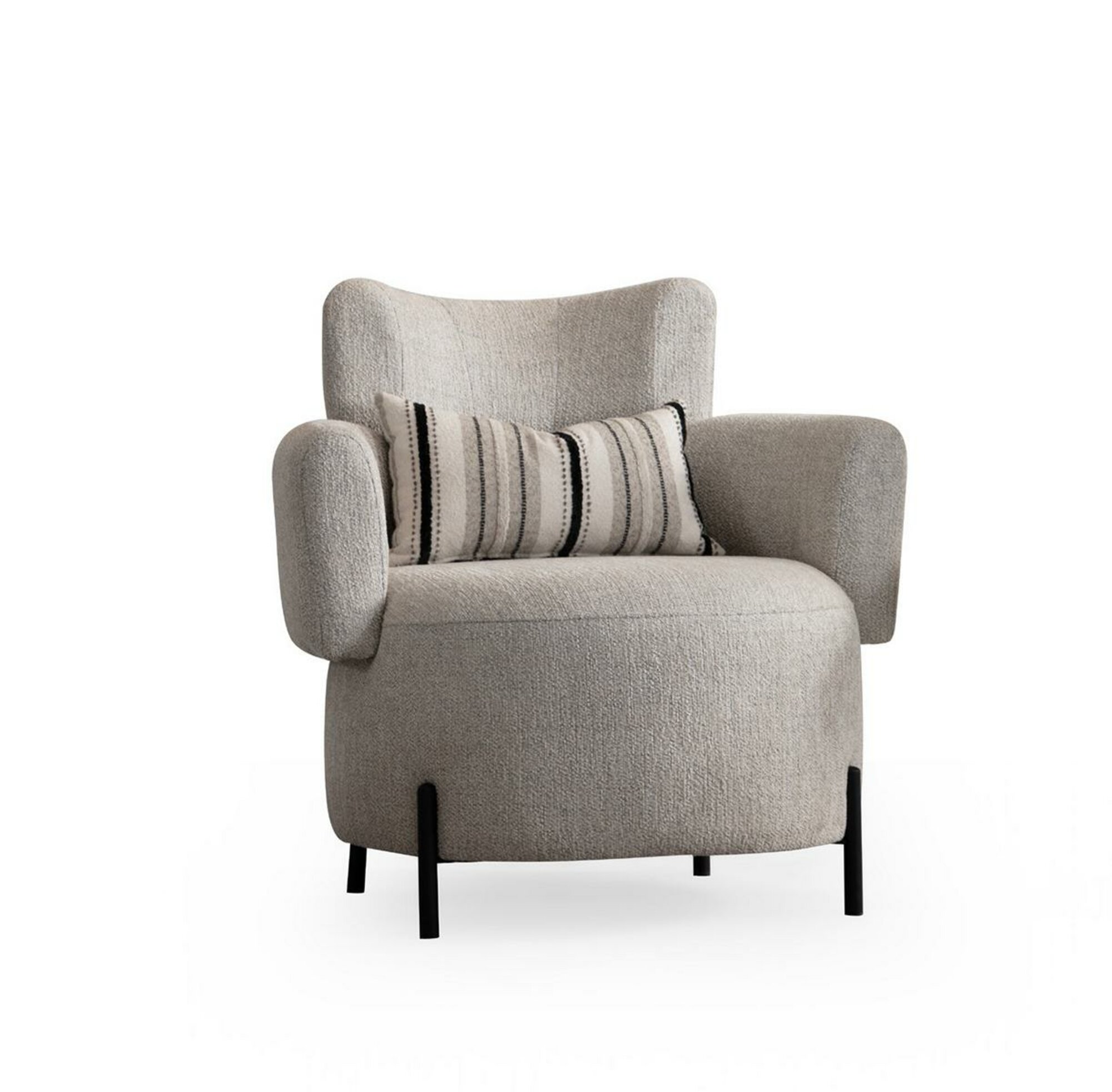 Sessel Luxus Couch Neu Polster Design Wohnzimmer Modern Holz Textil Neu