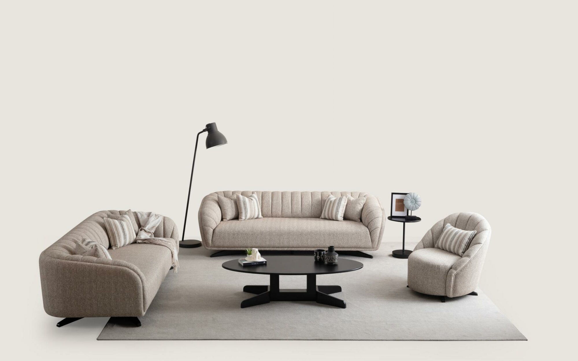 Sofagarnitur 331 Sitzer Set Design Sofa Polster Couchen Couch Modern Luxus Neu