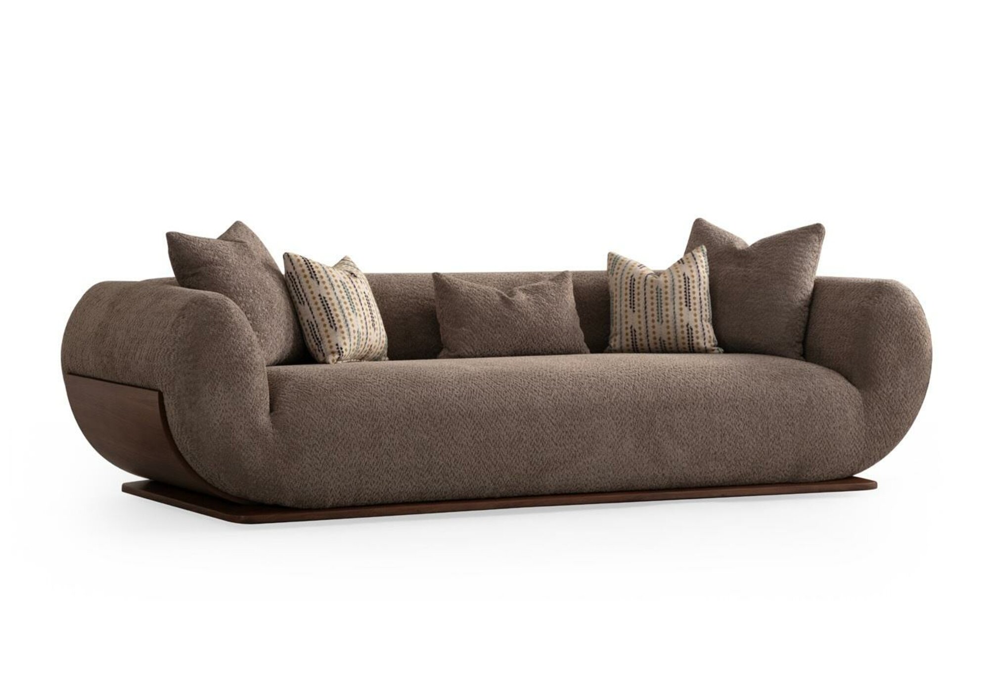 Sofa 3 Sitz Stoff Dreisitzer Sofas Luxus Wohnzimmer Modern Stoff Möbel Neu