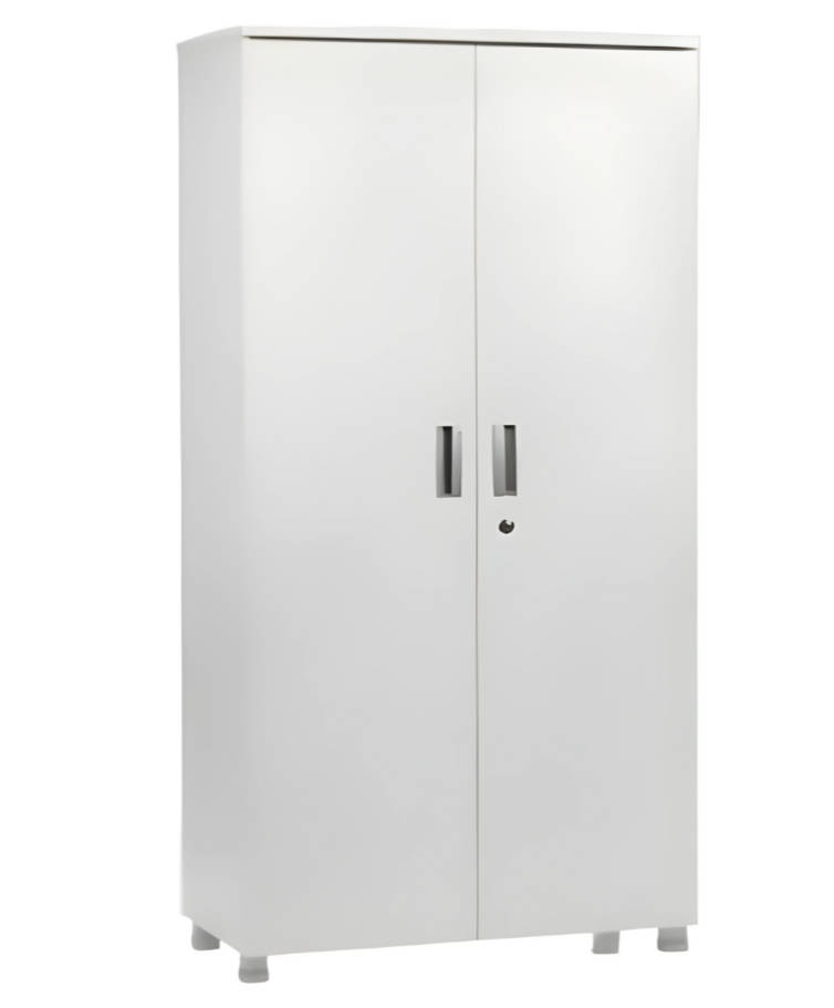 Stilvoller weißer Büroschrank Luxus Holzmöbel Stauraum Aktenschrank