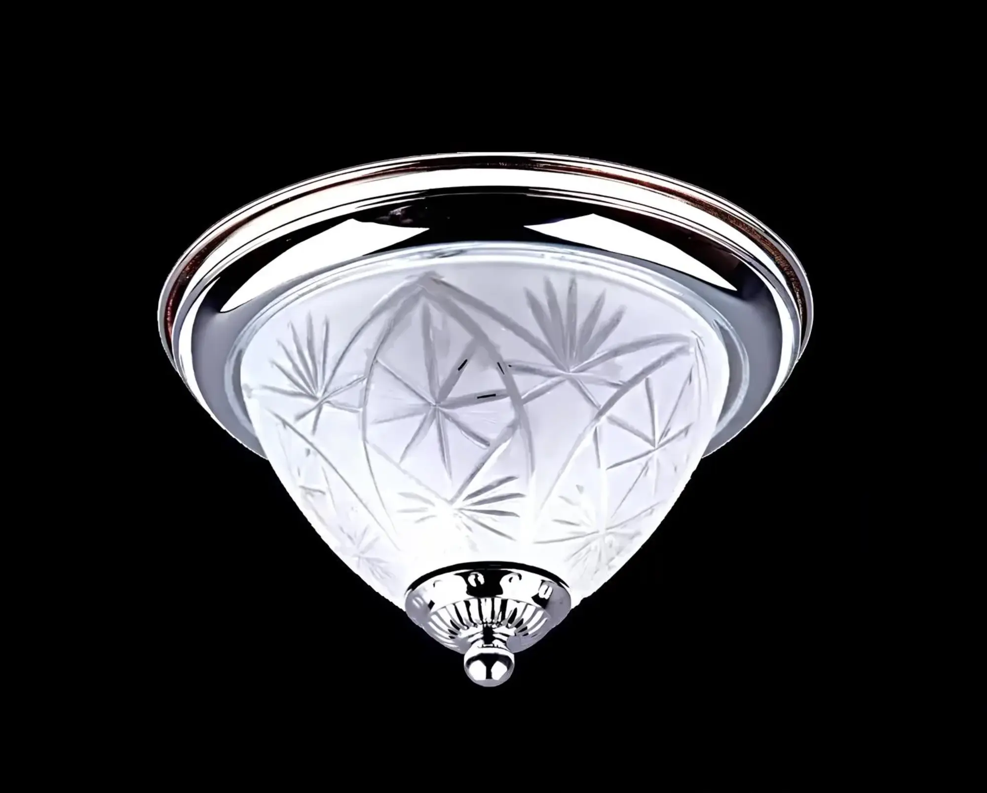 Lampen Lüster Deckenleuchter Kronleuchter Deckenlampe Silber Glas Neu