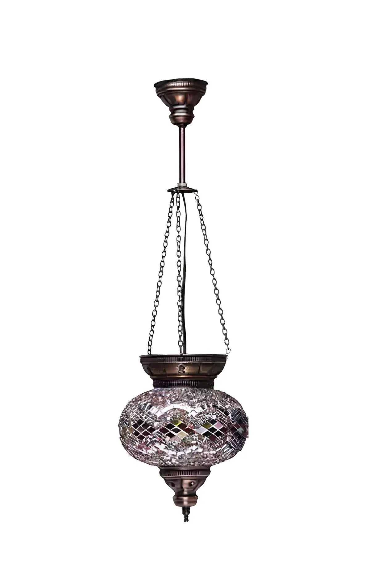Lampen Deckenleuchter Lüster Kronleuchter Deckenlampe Glas Silber Neu