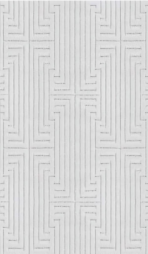 Beige Teppich Kurzflor Geometrisches Design Abstrakte Optik 3D Effekt Teppiche