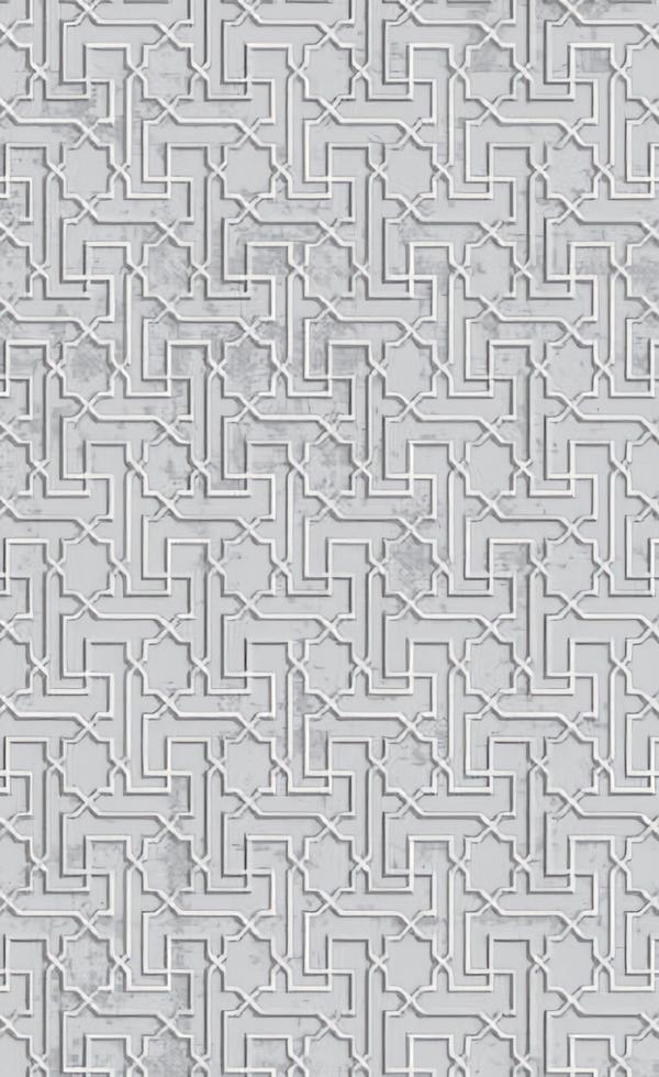 Abstrakter Geometrisches Muster Wohnzimmerteppich Teppich Kurzflor Grau