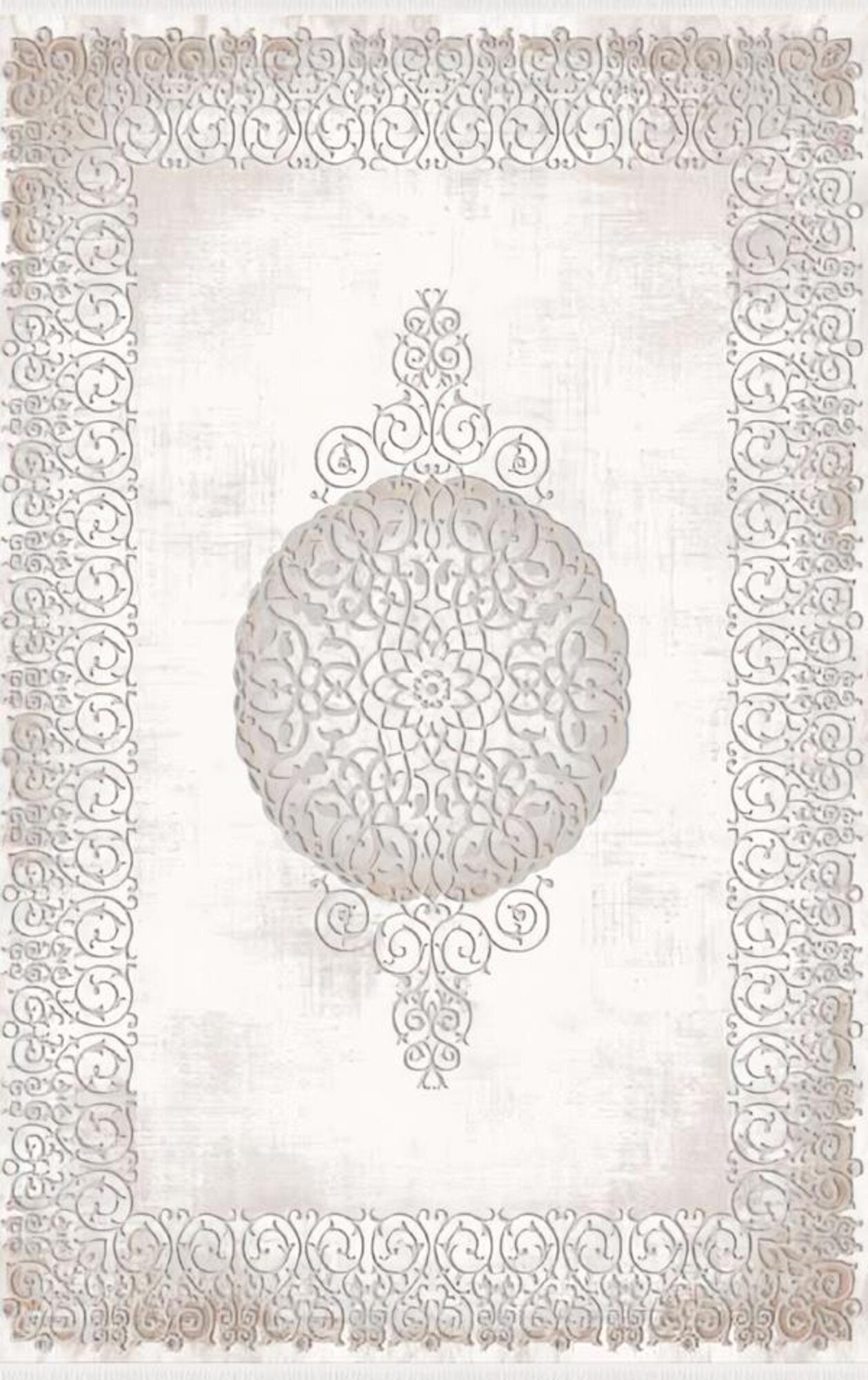 Design Orientte Teppiche Abstrakt Teppich Wohnzimmer Beige 160x230cm