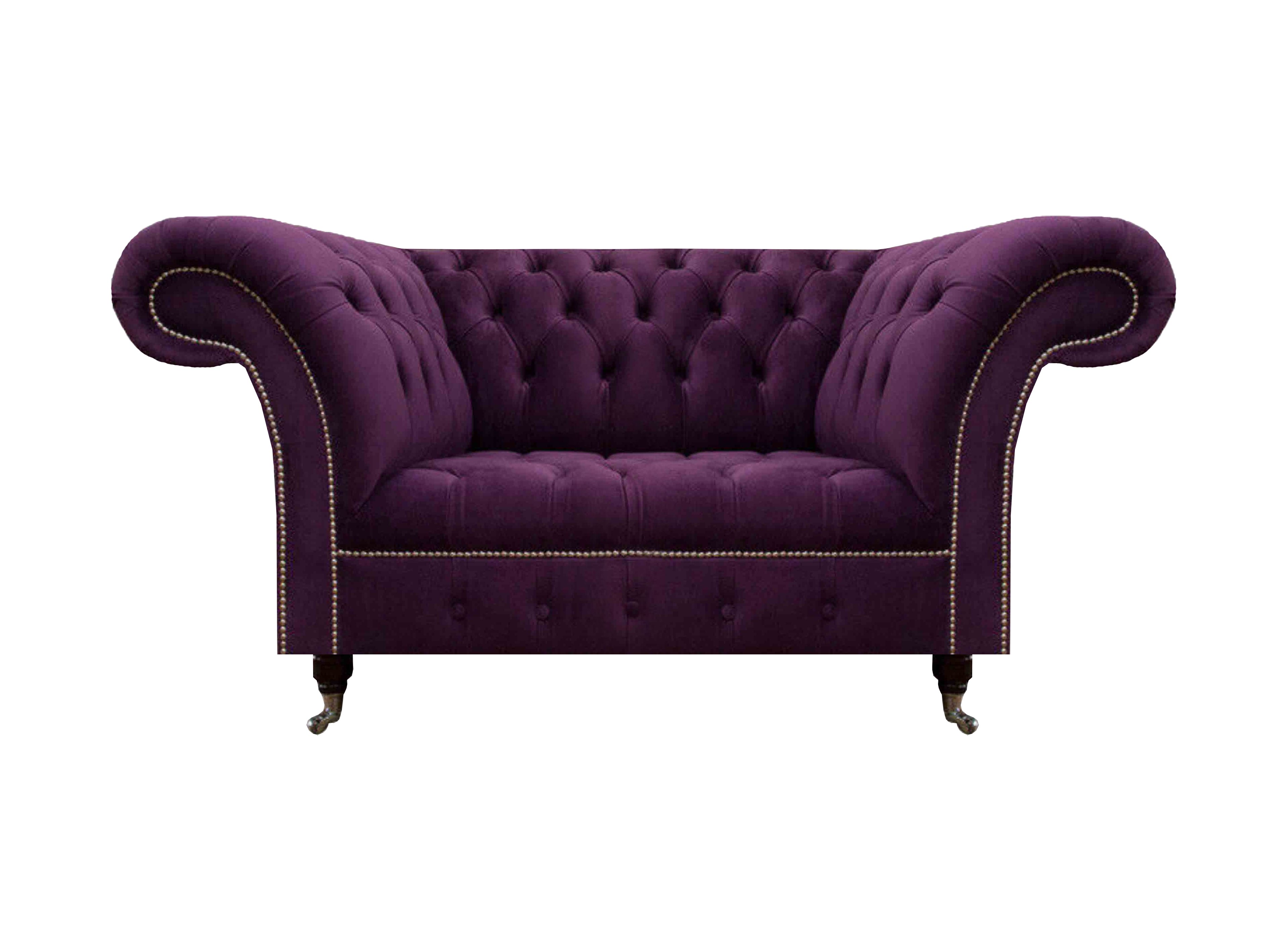 Polstermöbel Lila Zweisitzer Sofa Couch Luxus Möbel Design Textilsofa