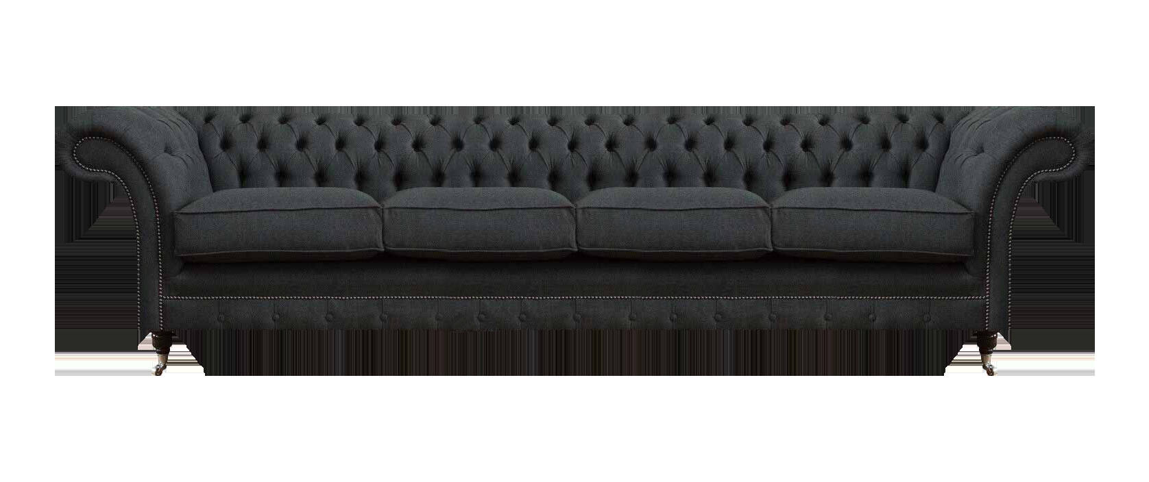 Exklusiver Chesterfield Wohnzimmer Vierisitzer Moderne 4-Sitzer Couch