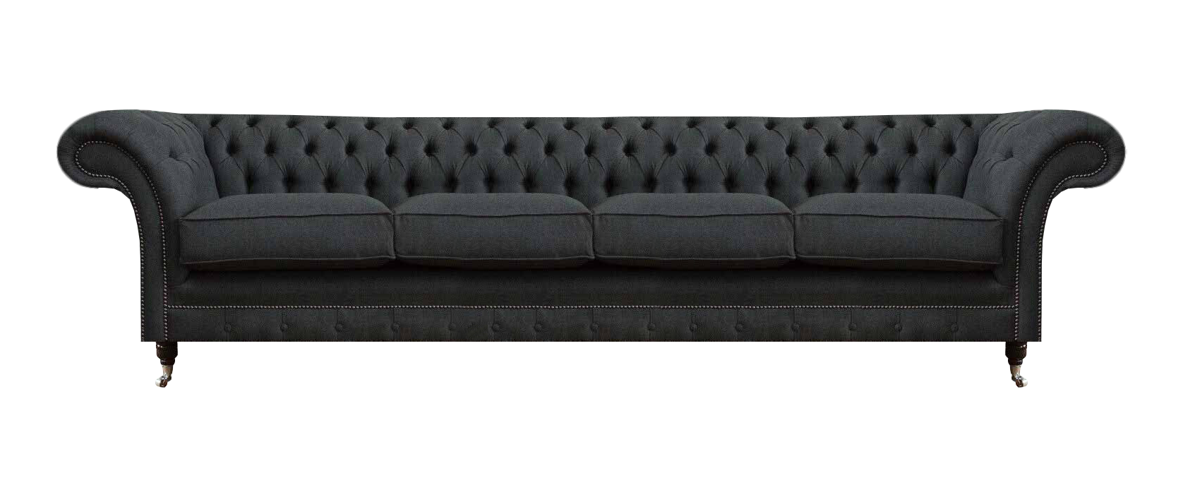 Exklusiver Chesterfield Wohnzimmer Vierisitzer Moderne 4-Sitzer Couch