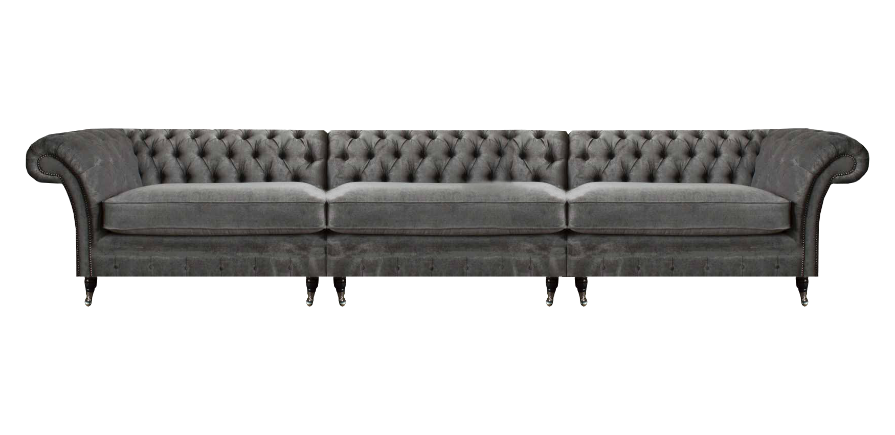 Wohnzimmer Dreisitzer Sofa Couch Chesterfield Modern Design Polstermöbel