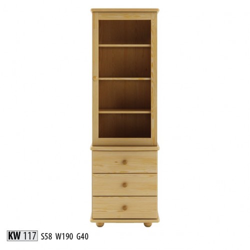 Vitrine Wohnzimmer Möbel Holz Vitrinen Glas Schrank Regal Anrichte Neu Massive