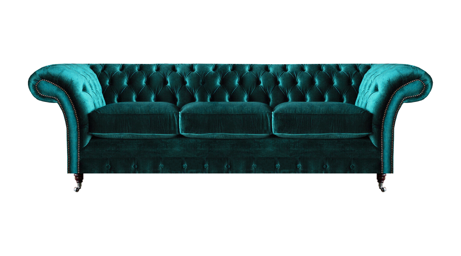 Wohnzimmer Grün Dreisitzer Sofa Couch Textil Möbel Polstersitz Möbel