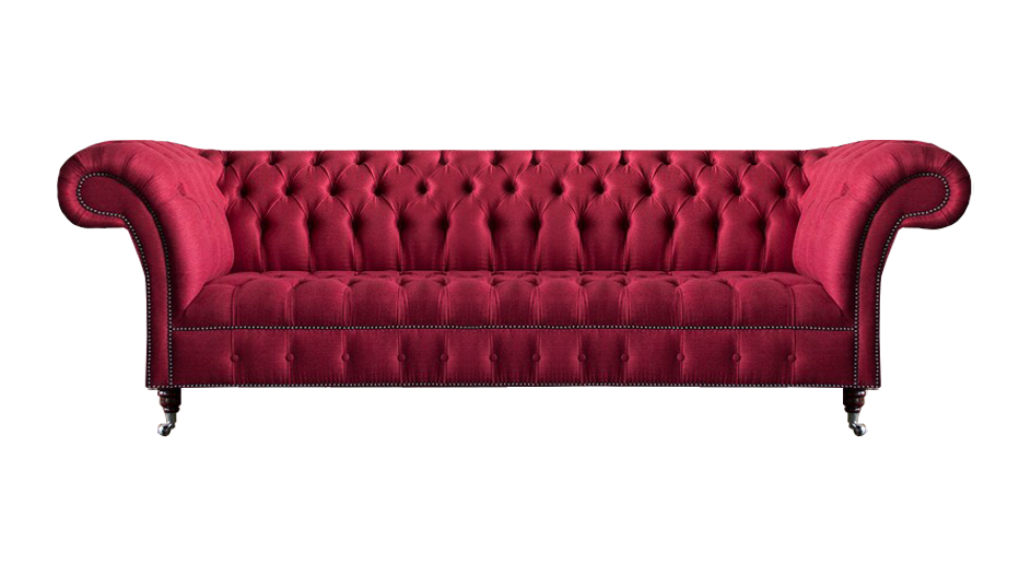 Exklusive Rosa Chesterfield Couch Wohnzimmer 4-Sitzer Sofa Edle Möbel