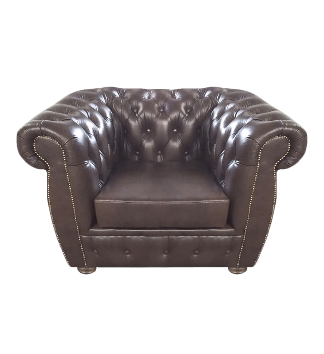 Luxus Design Sessel Braun Polstermöbel Sitz Möbel Polstermöbel Chesterfield