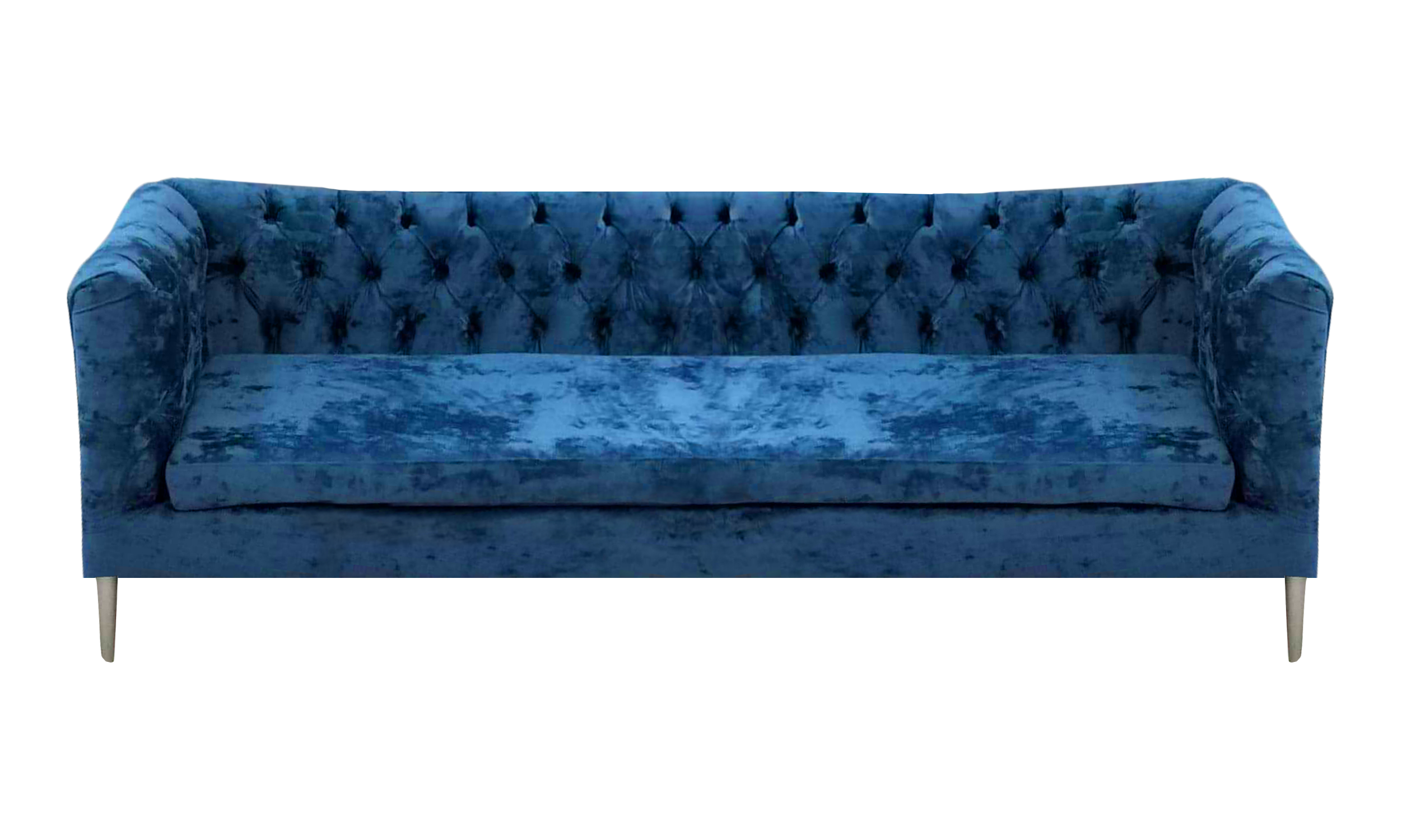 Modern Polstermöbel Sofa Dreisitze Couch Einrichtung Chesterfield Textil Stoff