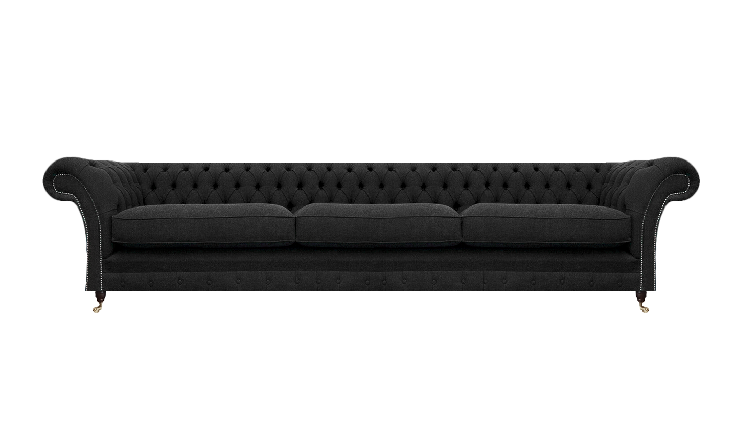 Sofa Dreisitze Couch Polstermöbel Wohnzimmer Designer Einrichtung Chesterfield