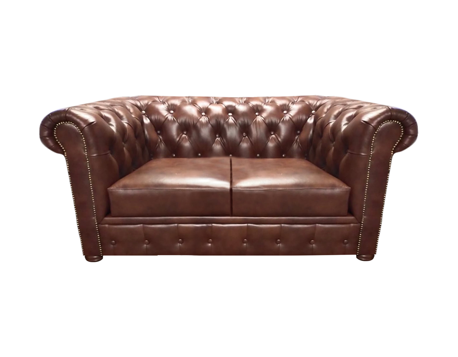 Möbel Polstermöbel Wohnzimmer Sofa Zweisitzer Couch Einrichtung Chesterfield