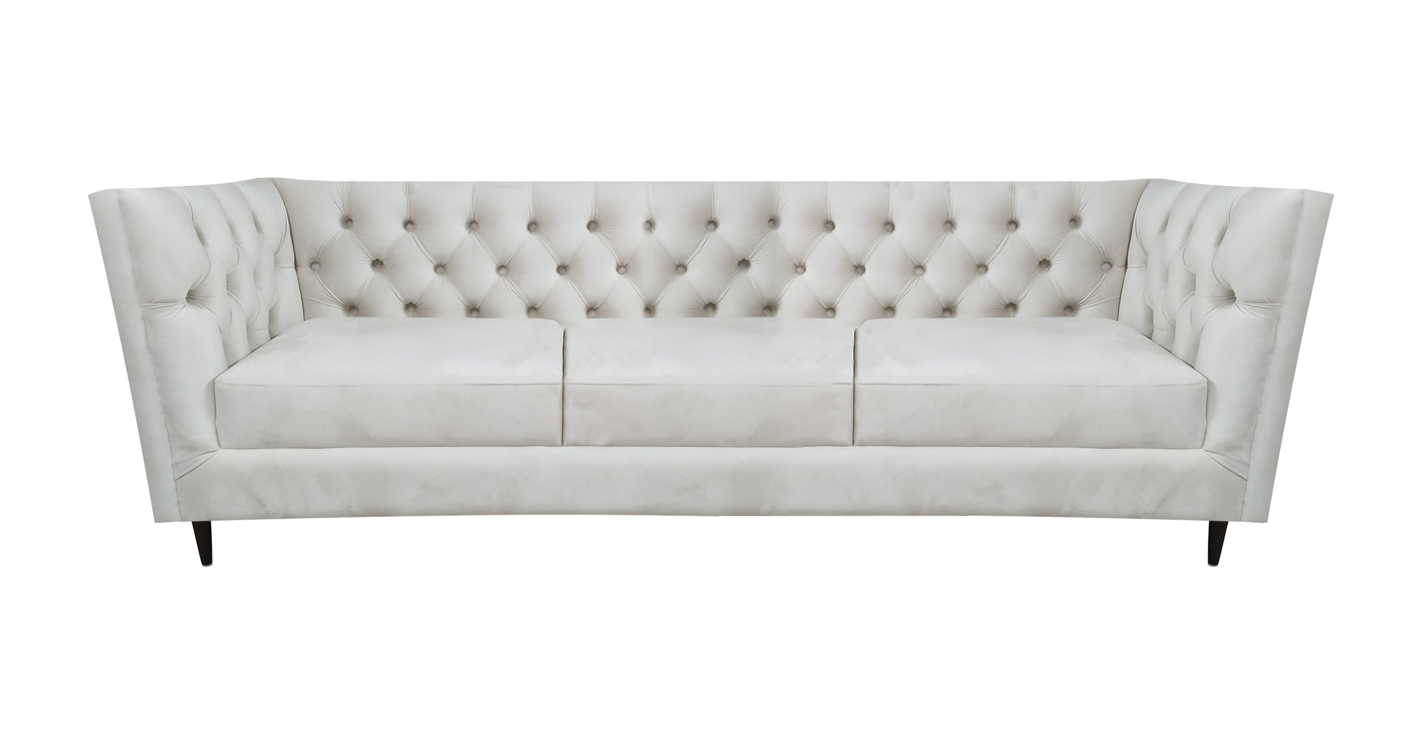 Leder Sofa Dreisitze Couch Wohnzimmer Polstermöbel Sitz Möbel Chesterfield
