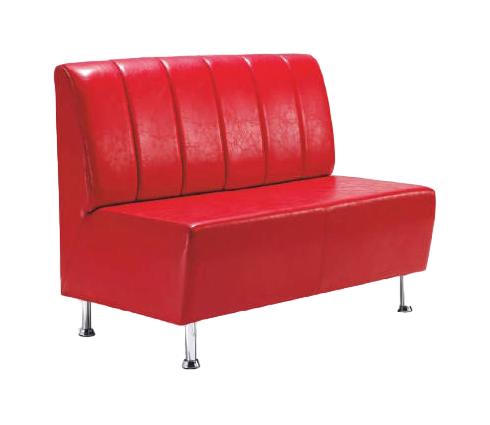 Sofa 2 Sitzer Sofas Leder Dreisitzer Sitz Polster Design Büromöbel Modern