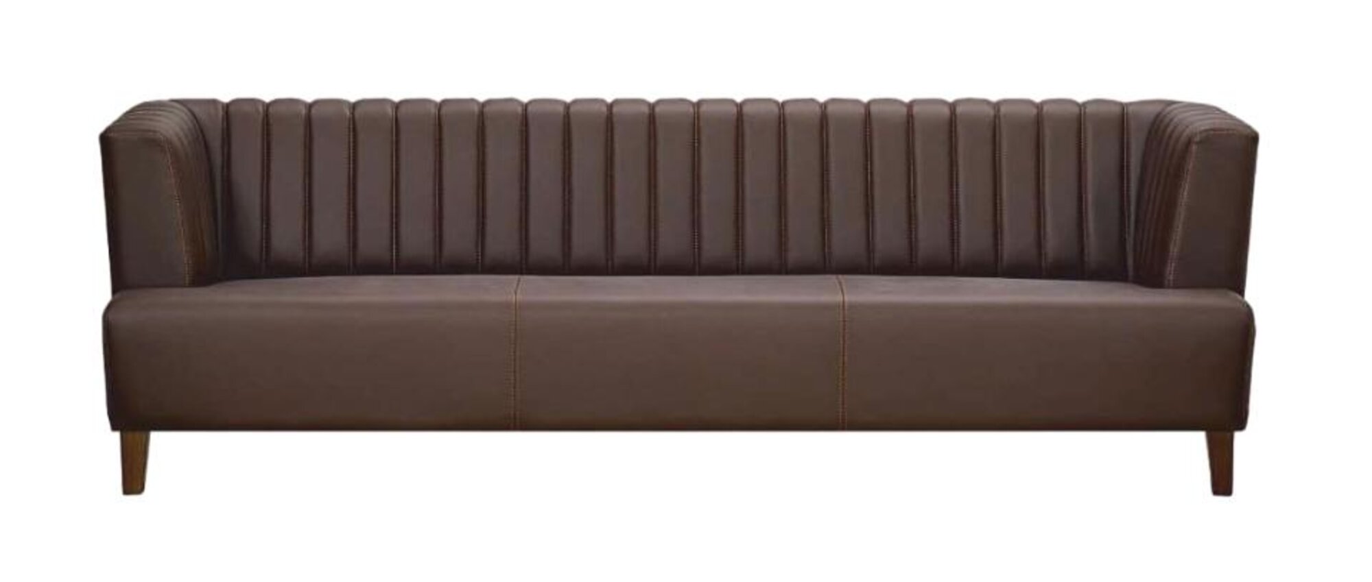 3 Sitzer Designer Sofa Luxus Polster Leder Büromöbel Sofas Stoff Textil