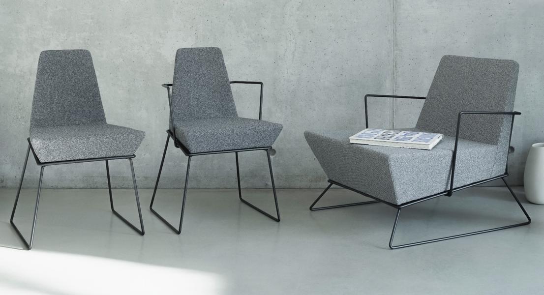 Chaiselongue Lounge 2x Stühle Sitzlounge Lounge-Sofa Loungemöbel Relaxbank