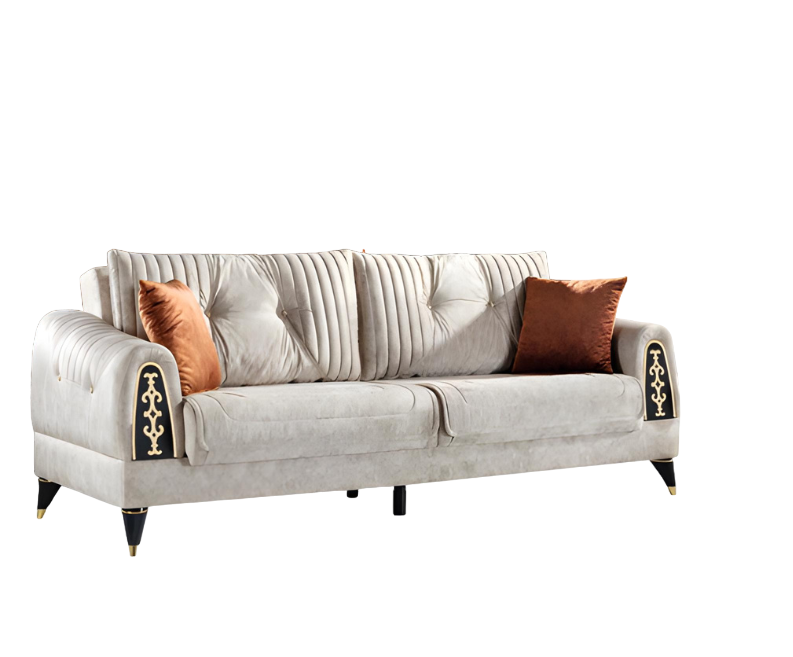 Luxus Sofa Dreisitzer Couch Wohnzimmer Modern Polstersofas Design Neu