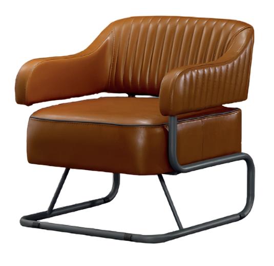 Sessel Sitzer JV Möbel Wohnzimmer Einfarbig Design Couch Leder Holz Modern Neu