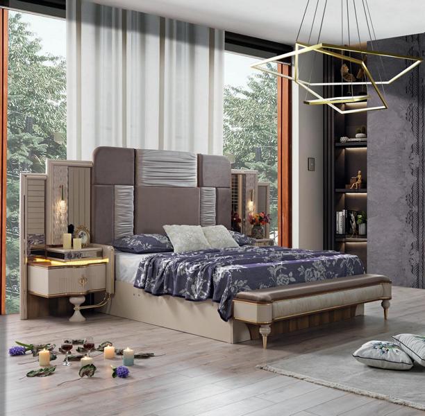 Schlafzimmer Komplettset Designer Schlafzimmermöbel Set Komplettangebot 3tlg.