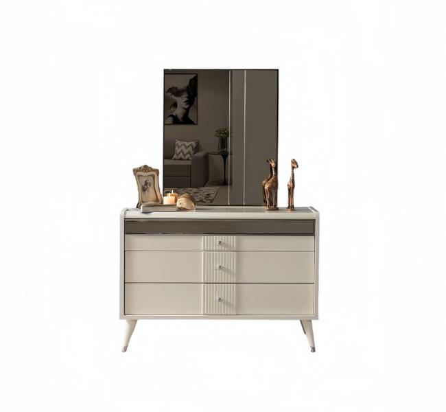 Schlafzimmer Weiß Kommode Luxus Holzmöbel Design Moderne Einrichtung Hochwertig