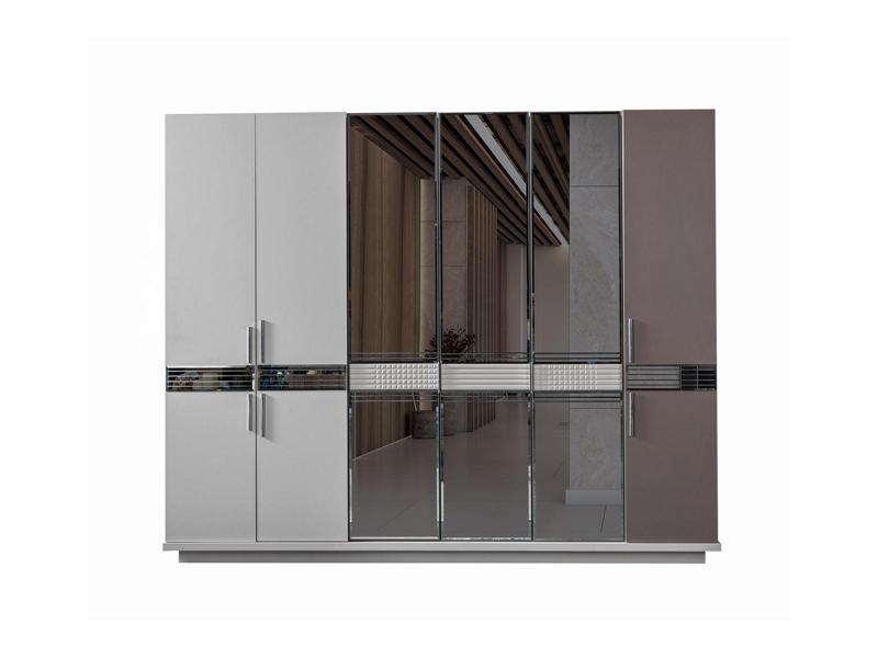 Kleiderschrank Kleiderstauraum Garderobenschrank Schrank Ankleideschrank 265cm