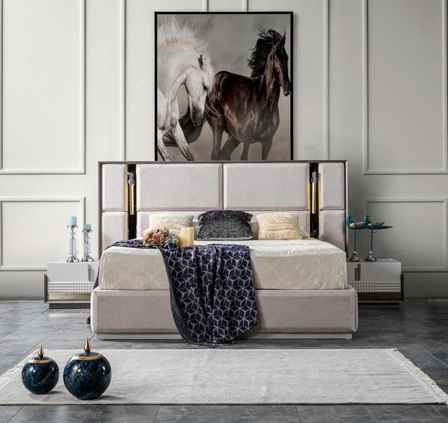 Designer Schlafzimmermöbel Schlafzimmer Komplettset Komplettangebot Set 3tlg.