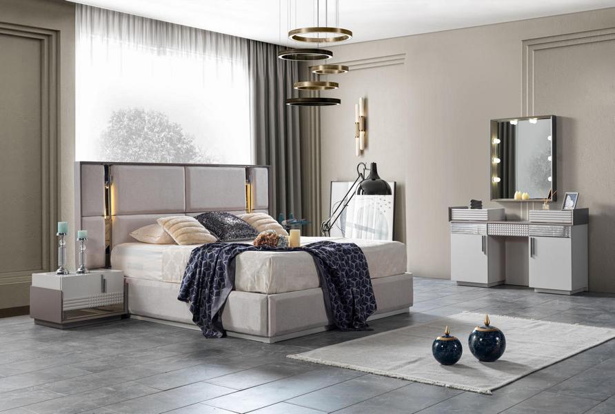 Komplettset Designer Schlafzimmer Schlafzimmermöbel Set Komplettangebot 4tlg.