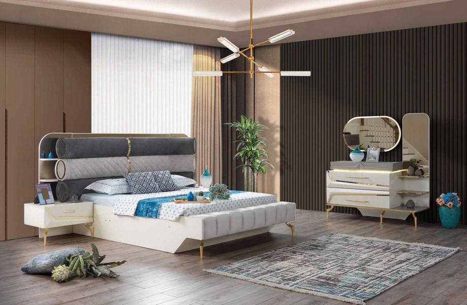 Schlafzimmer Komplettset Designer Komplettangebot Schlafzimmermöbel Set 4tlg.